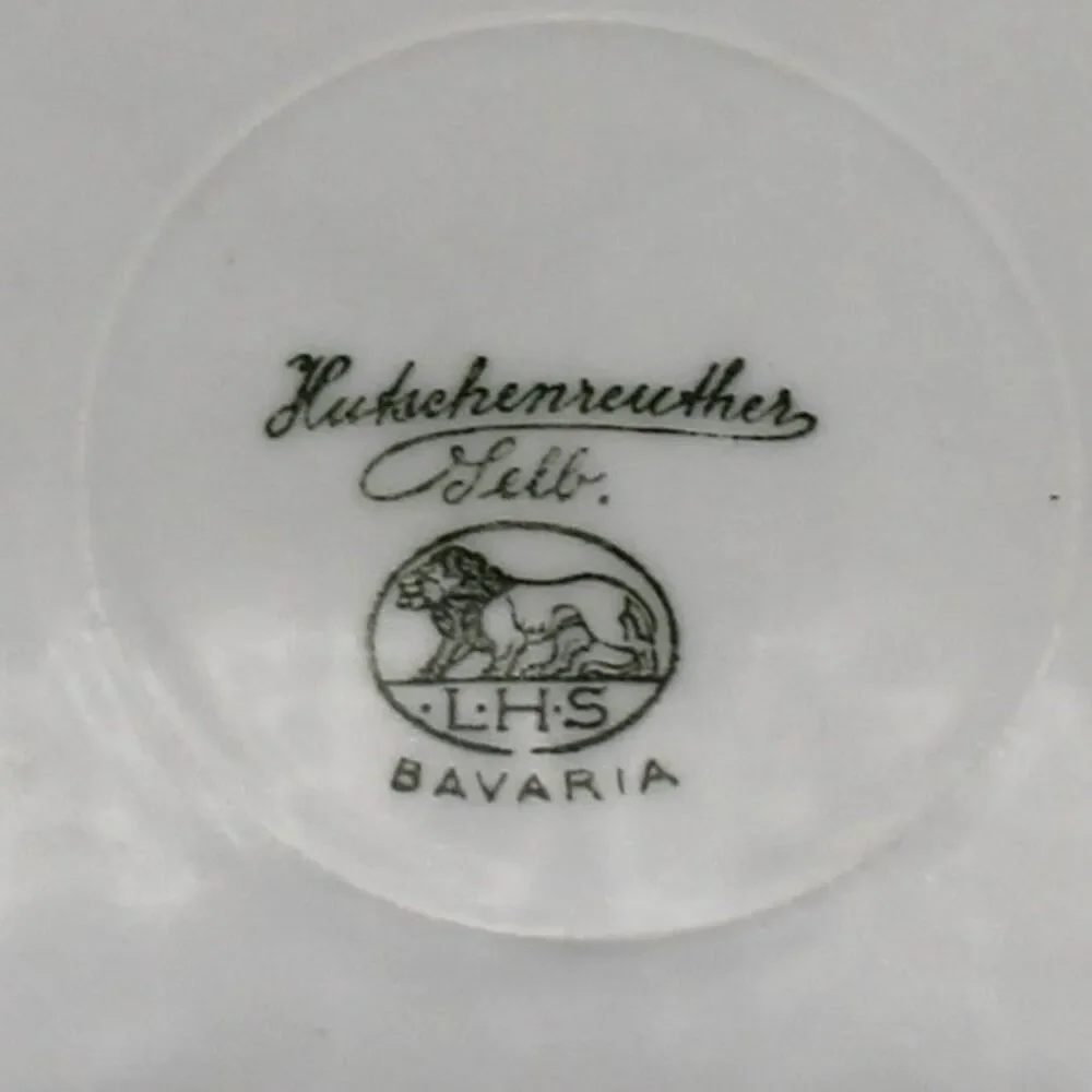 Hutschenreuther Serving or Cake Plate Dogwood Floral Design Bavaria